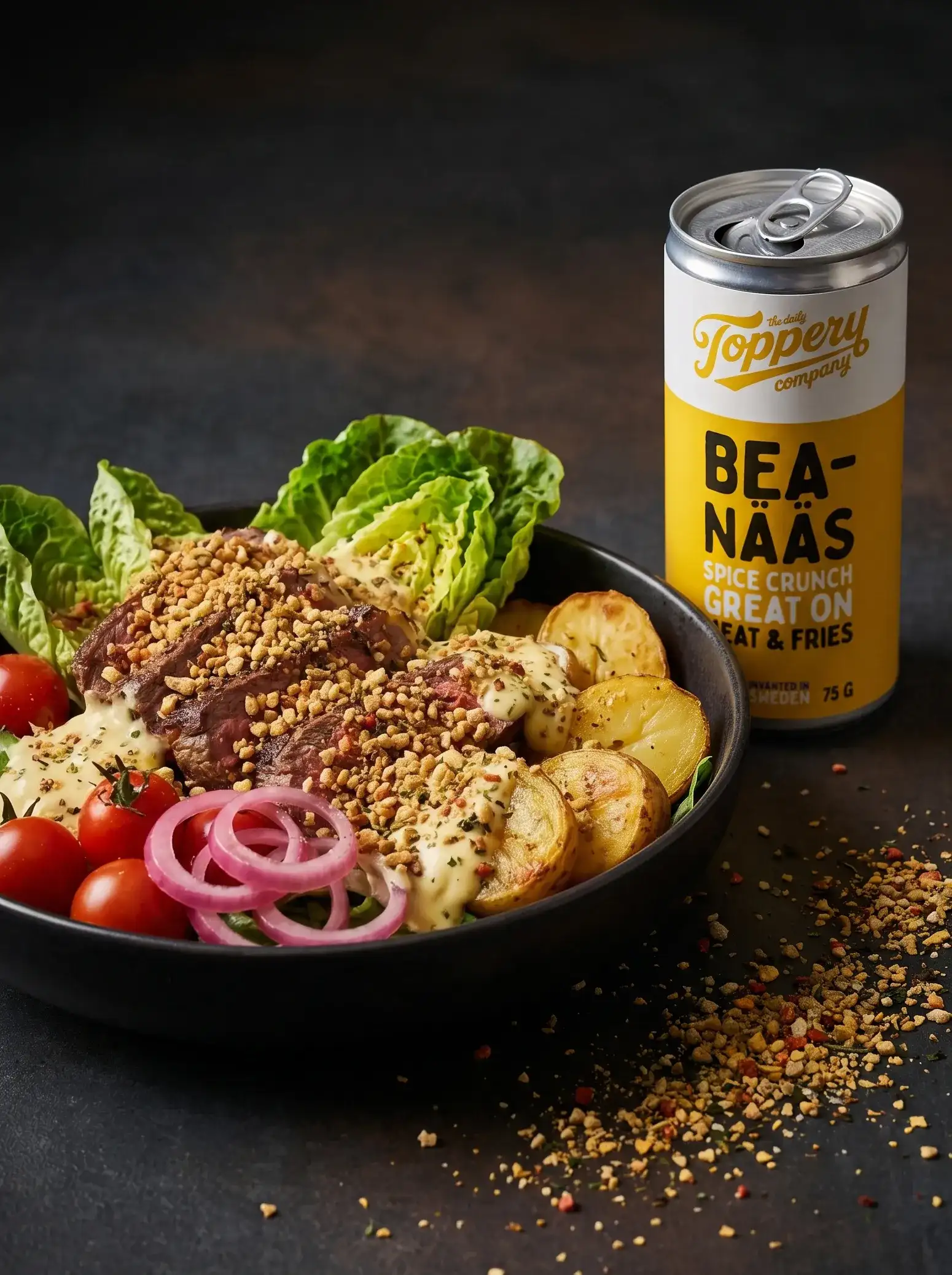 Bea Steak Street Salad toppad med Toppery Bea-Nääs