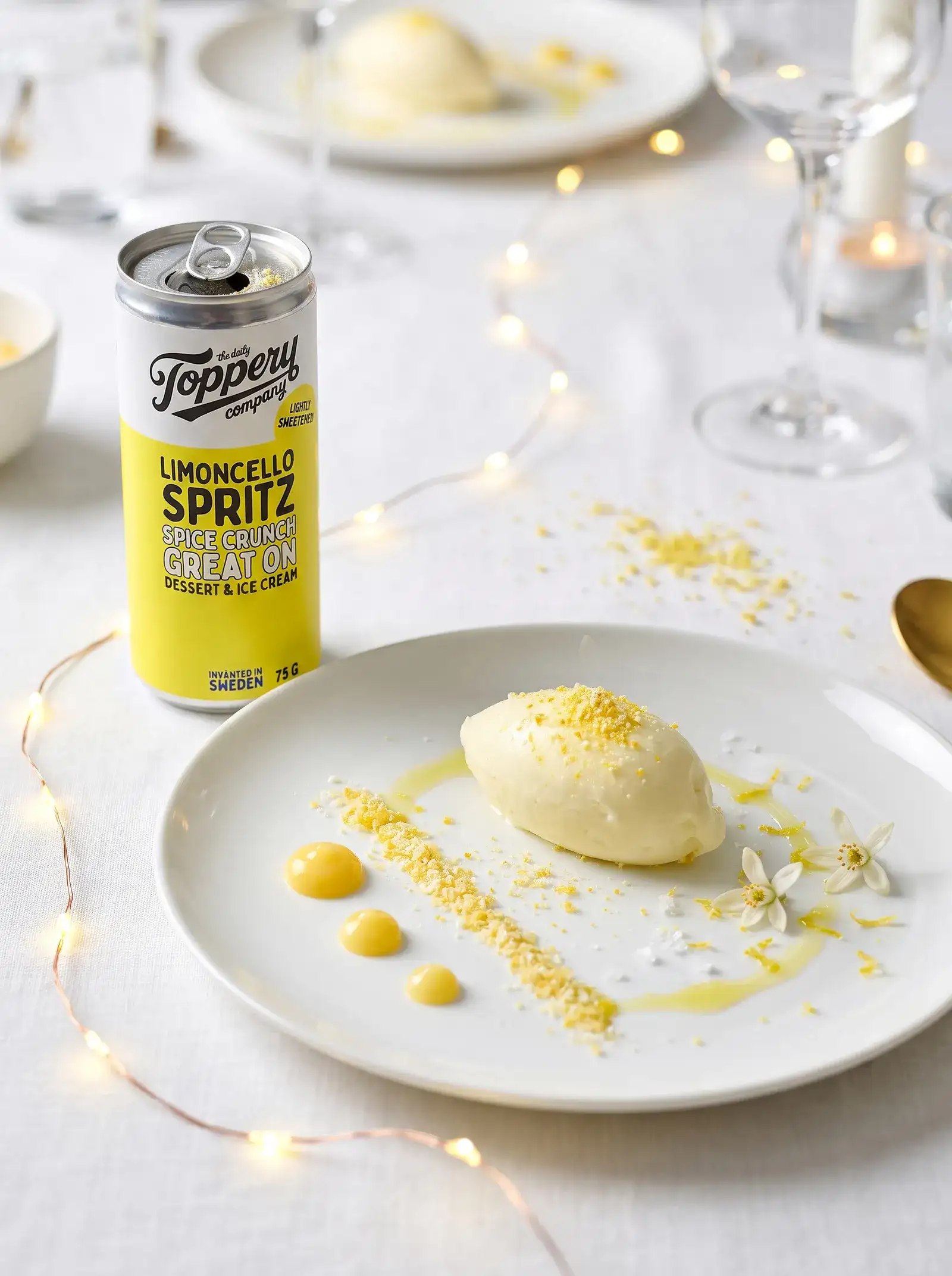 Limoncello & Citron toppad med Toppery Limoncello Spritz